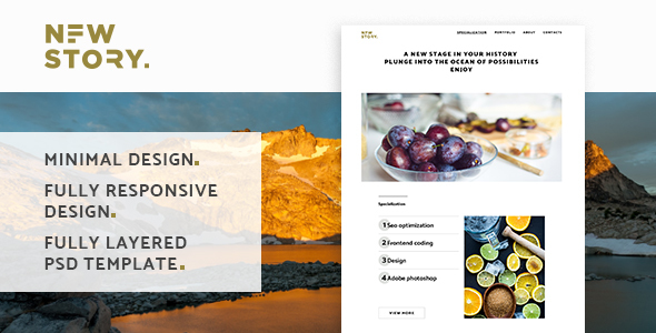 NewStory - Creative Multipurpose Landing Page