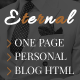 Eternal - Personal Elegant HTML Blog Template - ThemeForest Item for Sale