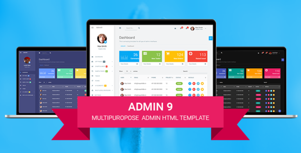 Admin9 | Responsive admin HTML Bootstrap template