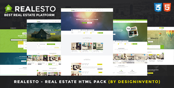 Realesto - Real Estate HTML Pack