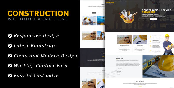 Construct - HTML 5 Template for Construction/Building Business