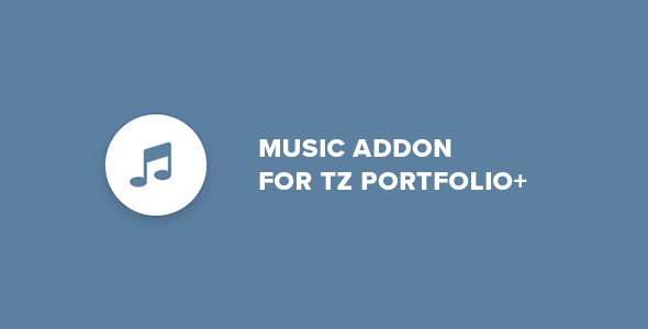 Music - Addon for TZ Portfolio+