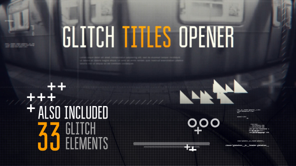 Glitch Titles Opener