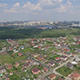 Flying Above Green Land and Village - VideoHive Item for Sale