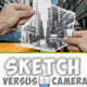 Pencil Sketch vs Camera Photo Effect Photoshop Action - GraphicRiver Item for Sale