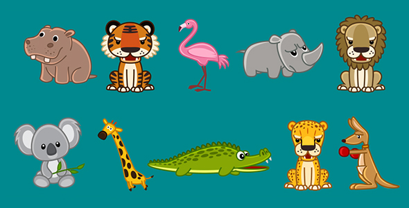 Cartoon Animals Animation Pack 3 alt