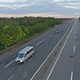 Flying Above Traffic on Highway - VideoHive Item for Sale
