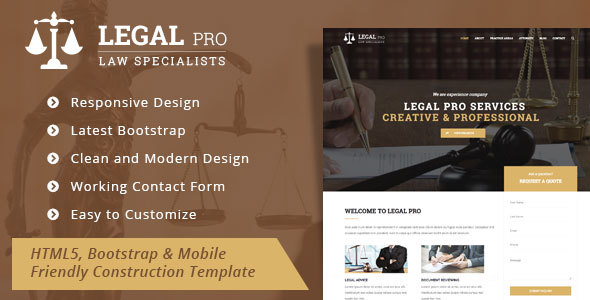 Legal Pro - Law/Legal Business Template