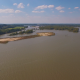 Flying Above Large River in the Country - VideoHive Item for Sale