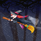 Happy Halloween - Witch Flying - VideoHive Item for Sale