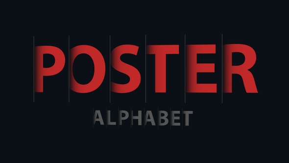 Poster Alphabet