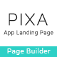 Pixa - App Landing Page - ThemeForest Item for Sale