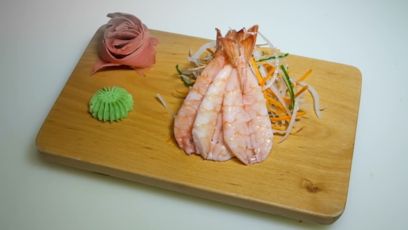 Sashimi Shrimp Slices