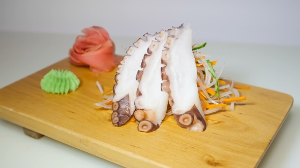 Sashimi Octapus Slices