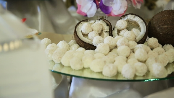 Coconut And Coconut Candies