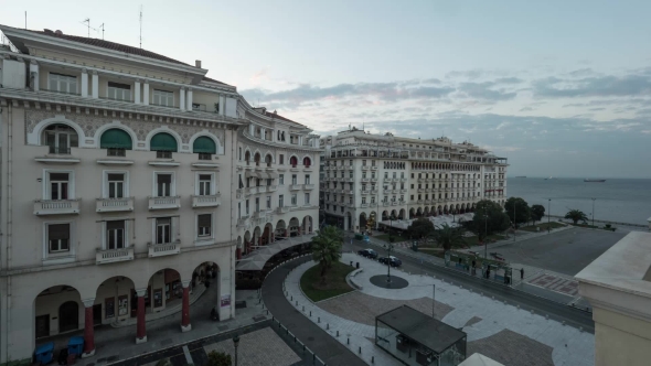 City Life In Thessaloniki, Greece