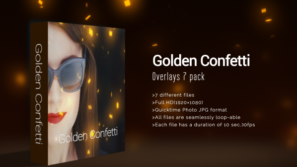 Golden Confetti-7 Pack