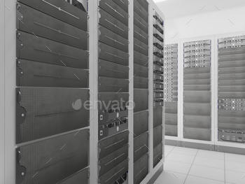 g internet and  hosting company  and data center concept