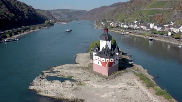 Unique Abandoned Castle in the Rhine Valley in Germany