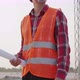 Portrait of Asian male engineer Standing on field with electricity towers. Teamwork, Leadership - VideoHive Item for Sale