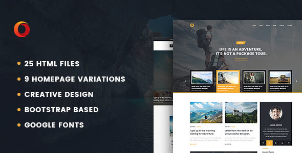 Dot – Personal Blog HTML5 Template