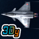 Mobile Low Poly Dassault Rafale - 3DOcean Item for Sale