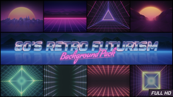 retro tv 80 after effects download