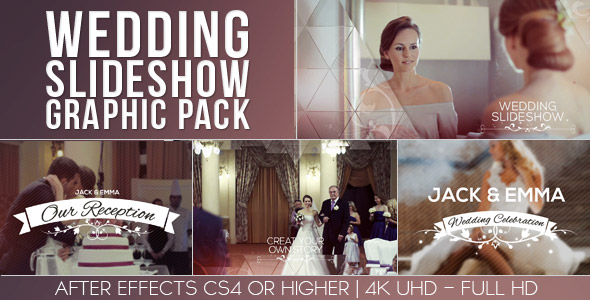 Wedding Slideshow Graphic Pack