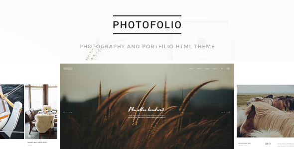 Photofolio - Photography & Portfolio HTML Template