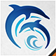 Dolphins Water Park logo - GraphicRiver Item for Sale