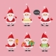 Santa Claus Collection. Vector Illustration - GraphicRiver Item for Sale