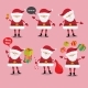 Santa Claus Collection. Vector Illustration - GraphicRiver Item for Sale