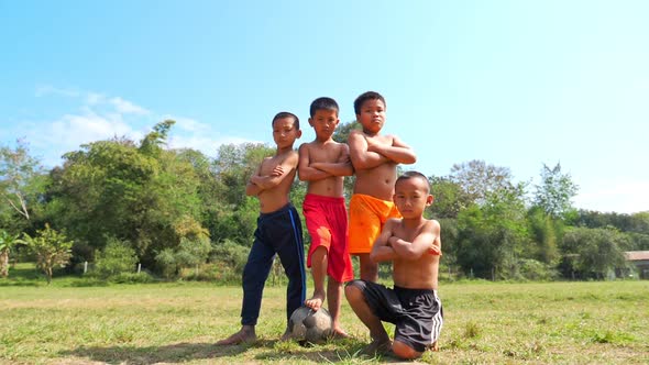 Rural Soccer Children Team