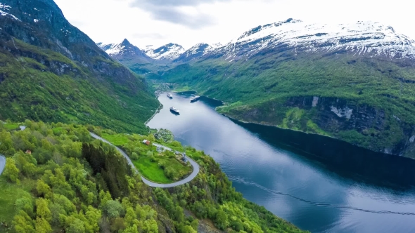 Geiranger Fjord, Norway.