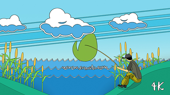 Cartoon Fishing Opener