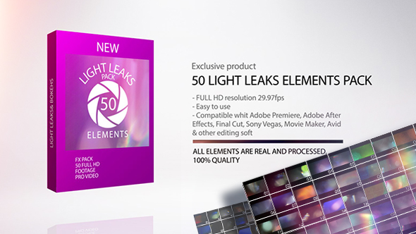 Light Leaks Elements Pack