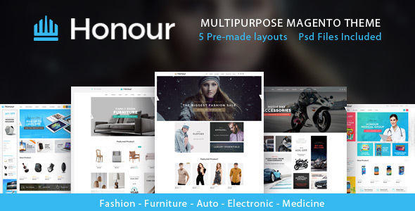 Honour – Multipurpose Responsive Magento2 Theme | Fashion Furniture Auto & Electronics & Medicine