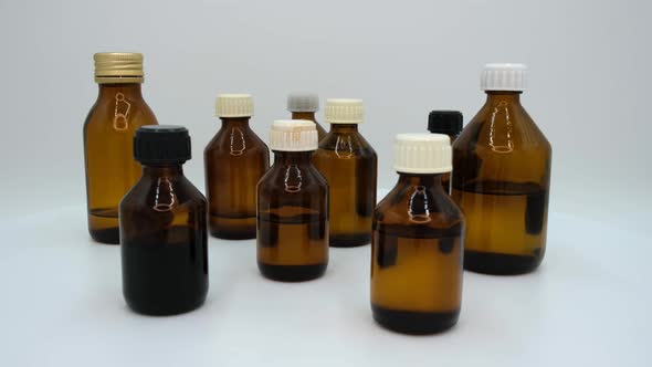 Medical bottles syrup