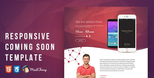 Responsive Coming Soon Template