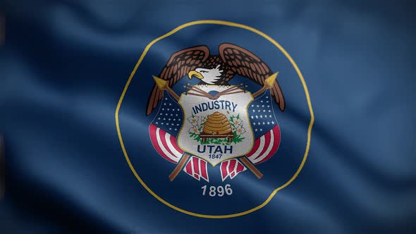 Utah State Flag Front