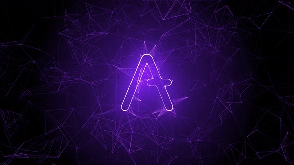 Emblem Of Crypto Currency Aave 4k