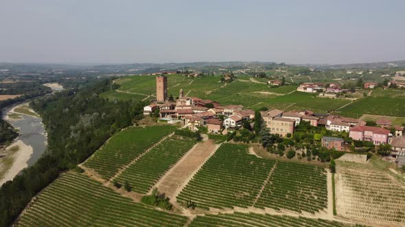 Barbaresco Town in Langhe Monferrato, Piedmont