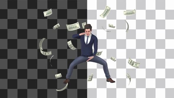 Businessman Money Magic Looped alt