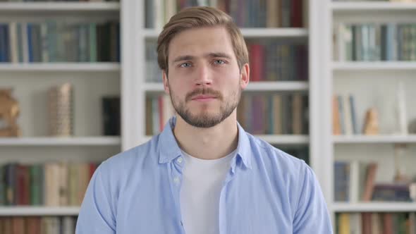 Portrait of Upset Man Feeling Sad Expression