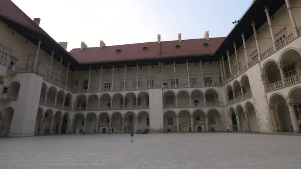 Arcade courtyard at the Royal Wawel Castle