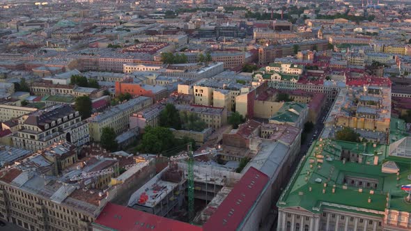 Saint Petersburg Aerial  Roofs 291