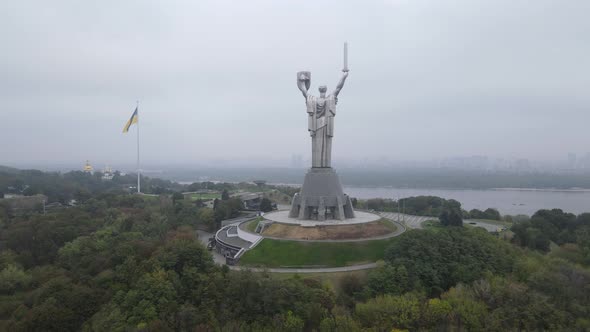 Symbol of Kyiv Ukraine Motherland Monument