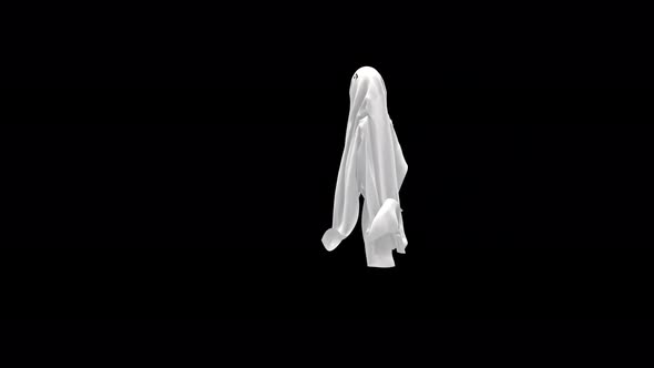 24 Ghost Halloween Dancing 4K