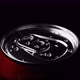 Seamless looping close up rotation focus on top of red cola can container in the dark studio - VideoHive Item for Sale