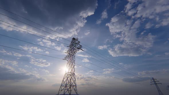 High Voltage Electric Towers - On The Road Loop